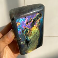 469g Natural Rainbow Labradorite Freeform Crystal Quartz Healing Reiki picture