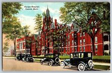 Detroit, Michigan MI - Harper Hospital - Vintage Postcard - Posted 1923 picture