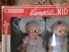 HARD TO FIND Campbells Kid 1948 Replica Chef Dolls Set by Horsman LMT ED - 1997 picture
