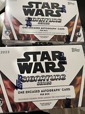 2023 Topps Star Wars Signature Series Hobby Box Sealed CASE FRESH picture