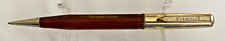 VINTAGE RITEPOINT ADVERTISING MECHANICAL PENCIL, DARK RED & GOLD, C. 1950'S picture