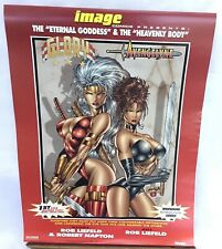 1995 Glory And Avengelyne Image Comics Rob Liefeld Promotional Poster 24”x18” picture