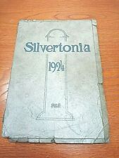 ANTIQUE SILVERTONIA 1924 H.S. Yearbook Silverton, OR Ted Rutherford Autographs picture