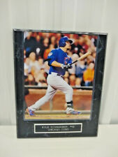 Kyle Schwarber Chicago Cubs 10 1/2 x 13 Black Marble Plaque With 8x10 Photo  picture