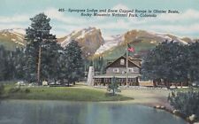 Spragues Lodge Glacier Basin Rocky Mountain Nat'l Park CO Vintage Postcard E32 picture