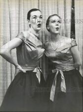 1956 Press Photo TV Stars Betty Colvin & Madeline Tyler - hpp16784 picture