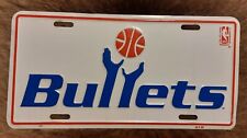 Bullets Washington Wizards Vintage NBA License Plate Booster picture