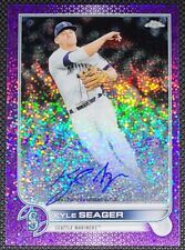 Kyle Seager 2022 Topps Chrome Purple Speckle Refractor /299 Auto MARINERS picture