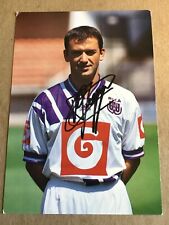 Marc Degryse, Belgium 🇧🇪 RSC Anderlecht 1993/94 hand signed picture
