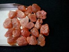 Excellent Sunstone Raw 5 Piece 16-20 MM Size Ultimate Orange Sunstone Crystal picture