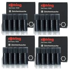 Ink Cartridge Rotring Refill Black Isograph Pen Technical Drawing Paper 4 Boxes. picture