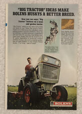 Vintage 1970 Bolens Husky Print Ad - Full Page Advertisement Big Tractor picture