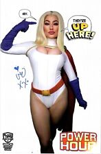 Power Hour #2 Signed Rachie Power Girl Cosplay Nice Trade Ltd to 100 W/COA NM picture