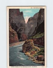 Postcard Royal Gorge Grand Canyon of the Arkansas River Colorado USA picture