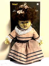 SPIRIT HALLOWEEN Rosalee Doll talking sound activated picture