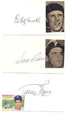 1955 Gene Freese Piitsburgh Pirates MLB Baseball Signed Index Card Deceased picture