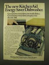 1975 KitchenAid Dishwasher Ad - Energy Saver picture