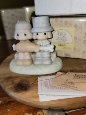 Precious Moments Brotherly Love #100544 Thanksgiving Figurine picture