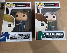 Funko Pop TV Vaulted Hannibal Lecter 146 and Will Graham 147 Lot picture