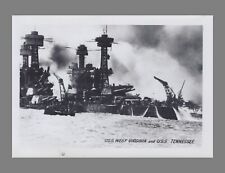 Pearl Harbor Photo U.S.S. West Virginia U.S.S. Tennessee picture