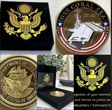 US NAVY - USS CORAL SEA  CV-43 Challenge Coin  USA picture