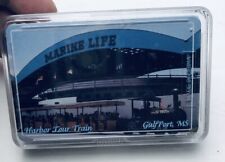 Vtg Marine Life Habor Tour Train Play Cards Gulfport MS VHTF 1980’s NOS picture