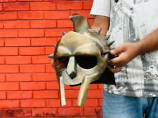 Gladiator Helmet | King Maximus decimus meridians brown armour helmet Gift picture