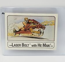 1986 Wonder Bread Masters of the Universe Card - Laser Bolt with He-Man picture