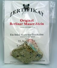 Large Authentic Piece of the BERLIN WALL with Certificate of Authenticity picture