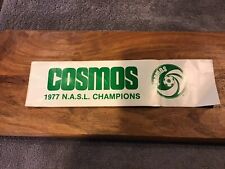 Vintage NASL New York Cosmos Soccer Bumper Sticker Football Club Unused  1977 picture