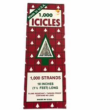 1000 Strand Icicles Vintage USA 18