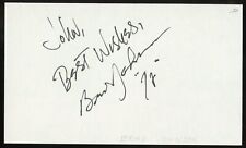 Brad Johnson d2022 signed autograph 3x5 Cut American Actor Model Marlboro Man picture