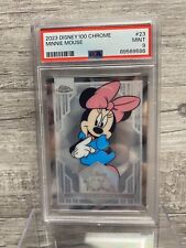 Topps Chrome 2023 - Disney 100 - Base: Minnie Mouse #23 PSA 8 picture