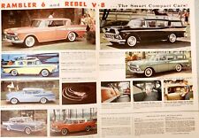 1959 AMC Rambler Full Line Brochure Fold Out - Excellent Condition picture