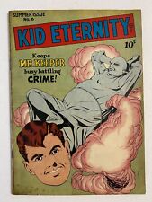 Kid Eternity #6 (1947) Quality Comics 1st Mavara and Lefty-Al Bryant Art VG- picture