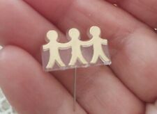 Vntg 1960's United Way  Lucite/Gold Paint 1/2 x 1