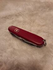 Vintage 10+ Function Officer Suisse Victornox Swiss Army Knife Toothpick& Twizer picture