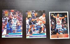 Alonzo Mourning 3 Card Lot Signed Autographed picture