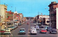 Postcard Downtown Business Section of Sheridan, Wyoming picture