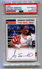 Amanda Serrano The Real Deal Custom Card Boxing Champion Signed Auto PSA DNA picture