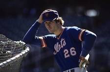 Dave Kingman Of The New York Mets Batting 1980s Old Baseball Photo picture