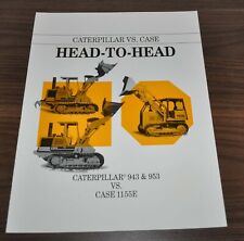 Caterpillar 943 953 Head-To-Head Case 1155E Track-Type Loader Brochure Prospekt picture