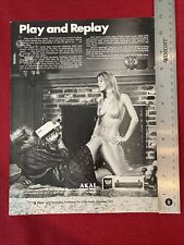AKAI America, LTD. Los Angeles CA Tape Recorder Nude Woman 1972 Print Ad picture