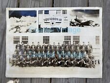 Original 1946 Photo USAF Bomber Squadron H Sheppard Field TX Crew Names on Back picture