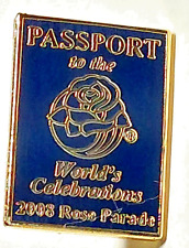 Rose Parade 2008 PASSPORT TO THE WORLD'S CELEBRATION Lapel Pin (062423) picture