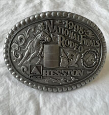 VTG Hesston National Finals Rare Rodeo 1998 NFR Belt Buckle AGCO Series Limited picture