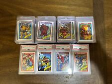 1990 Marvel Universe Impel Trading Cards Complete 162 Card Set With 14 PSA picture