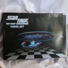 Star Trek The Next Generation TNG Chess Set 1999 Wood Expressions Complete w/Box picture