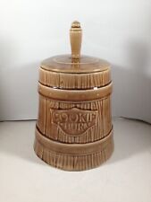 Vintage McCoy Pottery Cookie Churn Cookie Jar picture