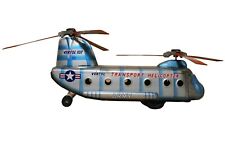 VERTOL 107 TRNSPRT JAPAN 1950'S, POST-WWII TIN LITHO'D ENML TIN ARMY HELICOPTER  picture